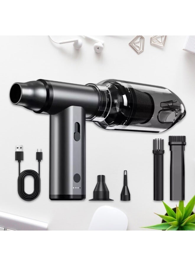 3 in 1 Air Duster Mini Vacuum Cleaner Hand Pump Turbo Blower Fan 160W - Image 5